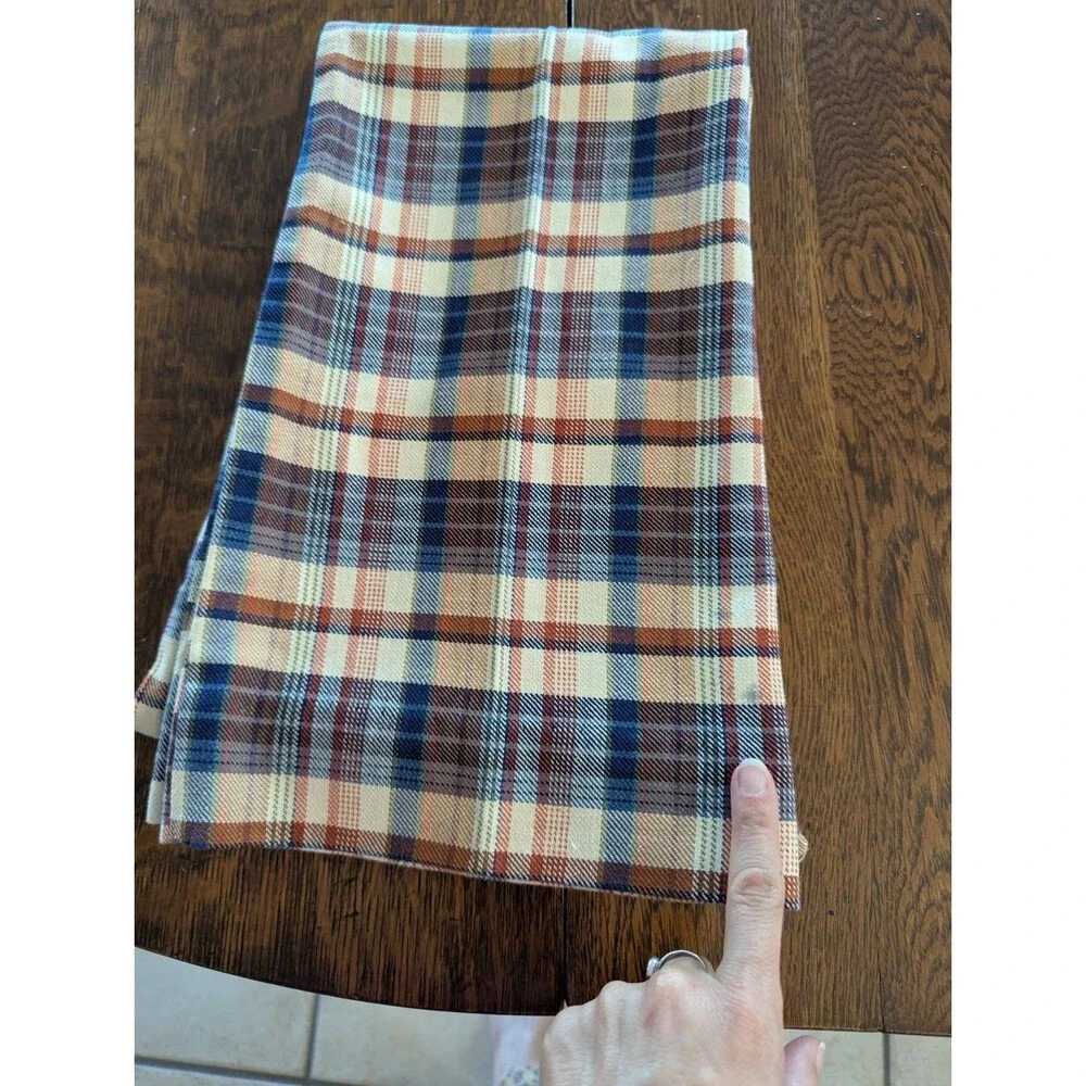 Vintage 70s Levis Plaid Flare Bell Bottoms Big Capital E 27